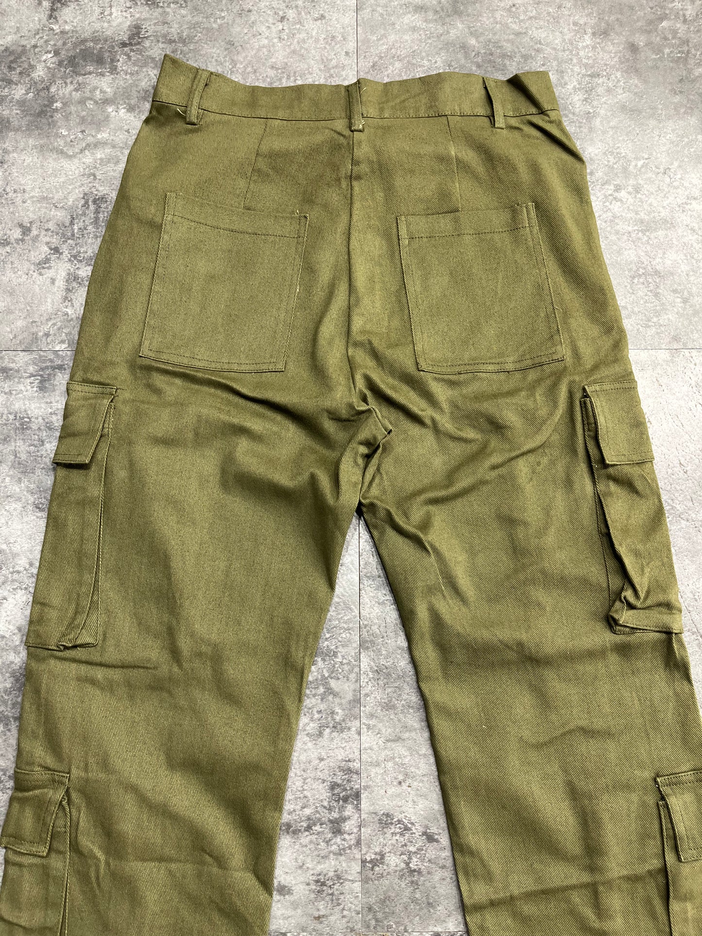 Denim Cargo Pants