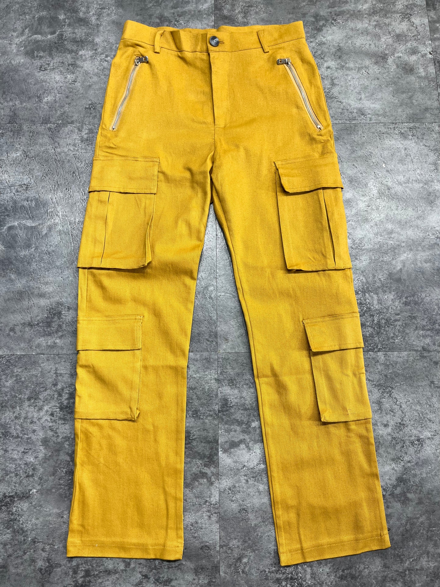 Denim Cargo Pants