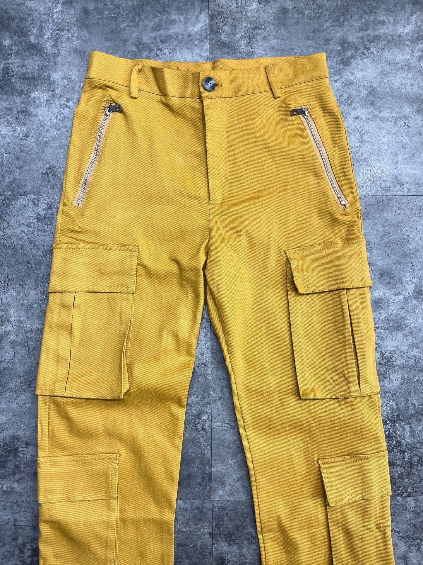 Denim Cargo Pants