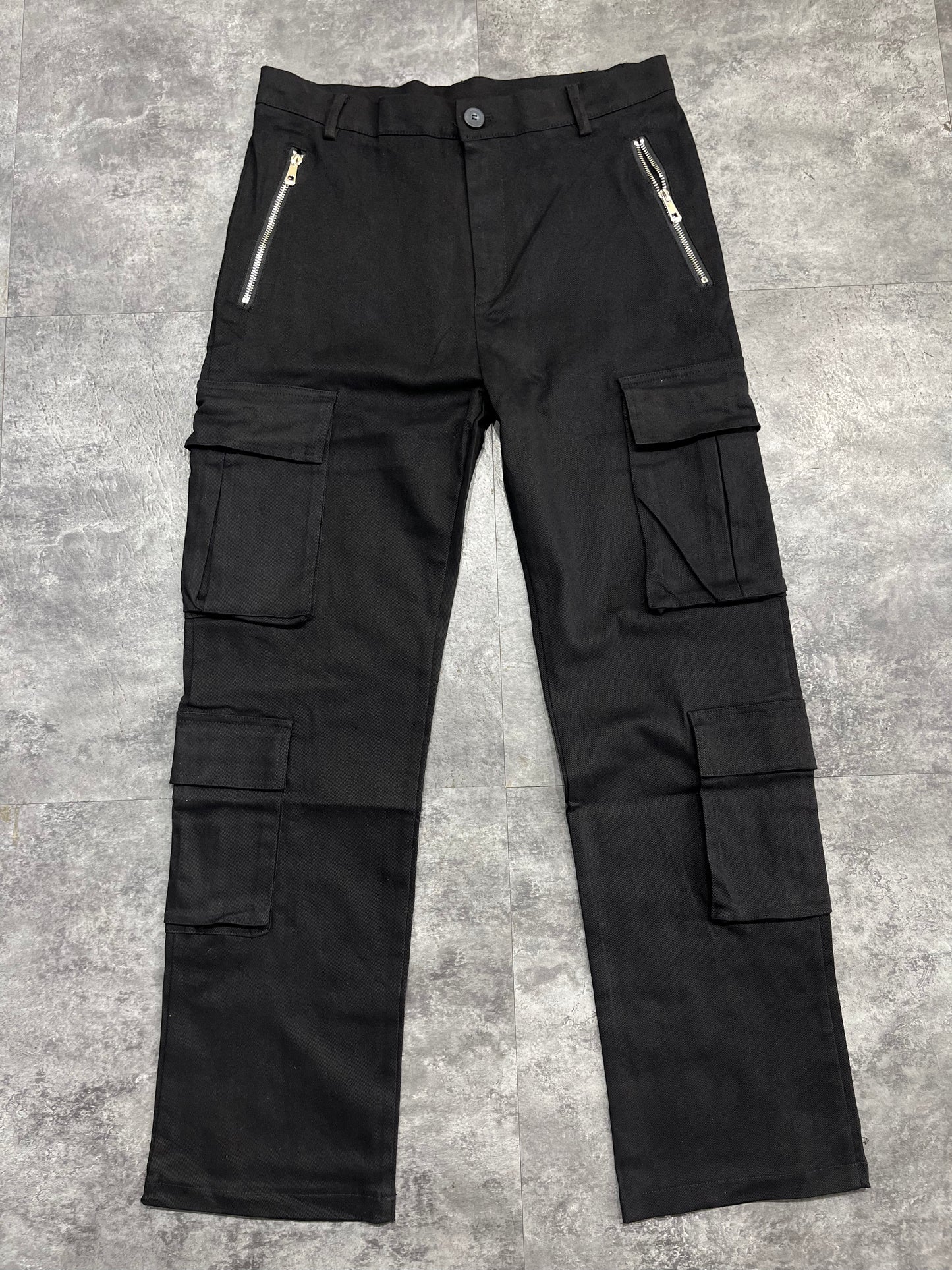 Denim Cargo Pants