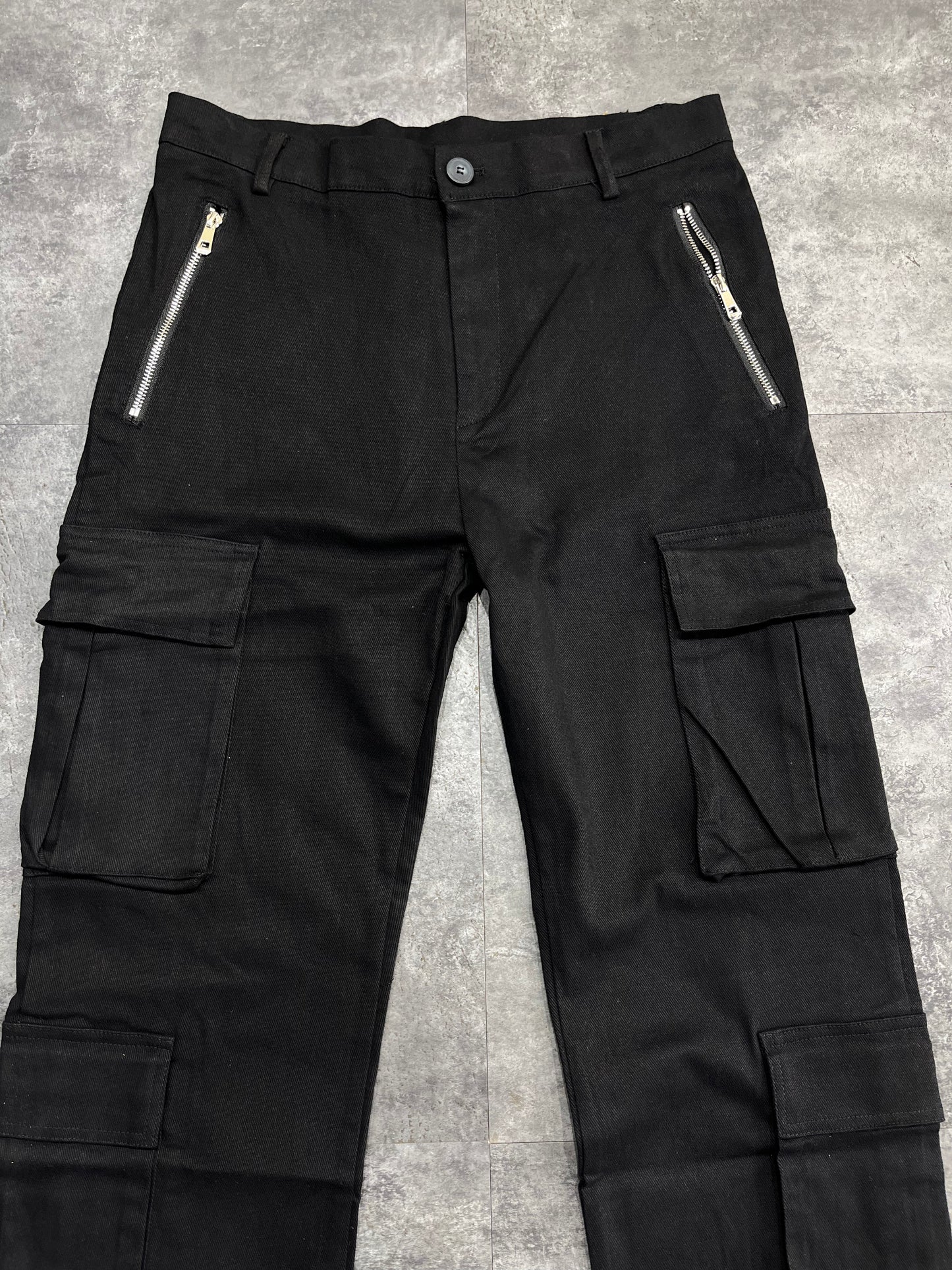 Denim Cargo Pants